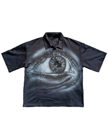 airbrushed 'EYE' polo